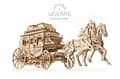 Miniatyrbild 2 av 10: 3D Träpussel Postvagn uGEARS
