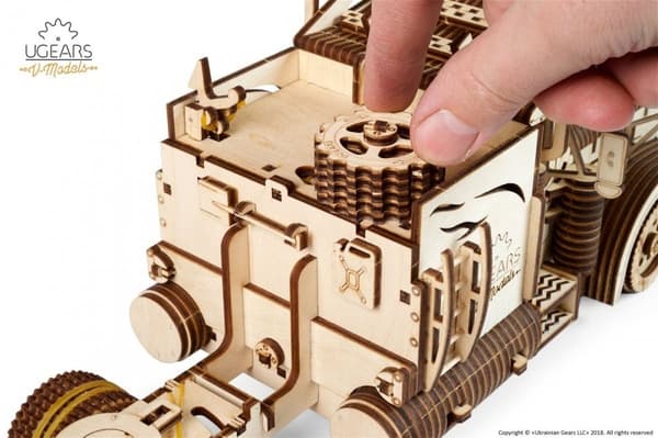3D Træpuslespil Traktor VM-03 uGEARS