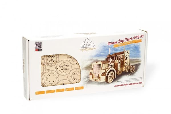 3D Træpuslespil Traktor VM-03 uGEARS