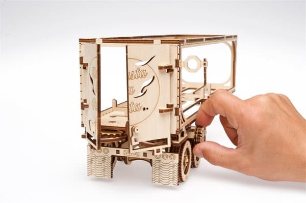 3D-träpusselvagn för VM-03 uGEARS traktormodell