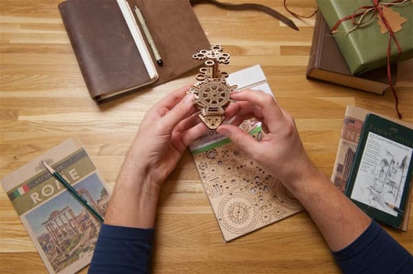 3D Træpuslespil Ror-Organizer uGEARS