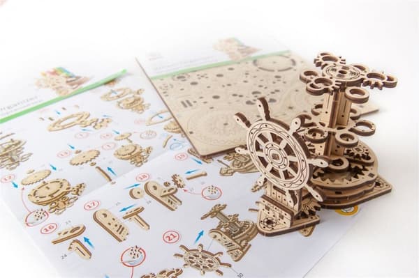 3D Træpuslespil Ror-Organizer uGEARS