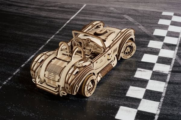 3D Träpussel Cobra Drift Racingbil uGEARS