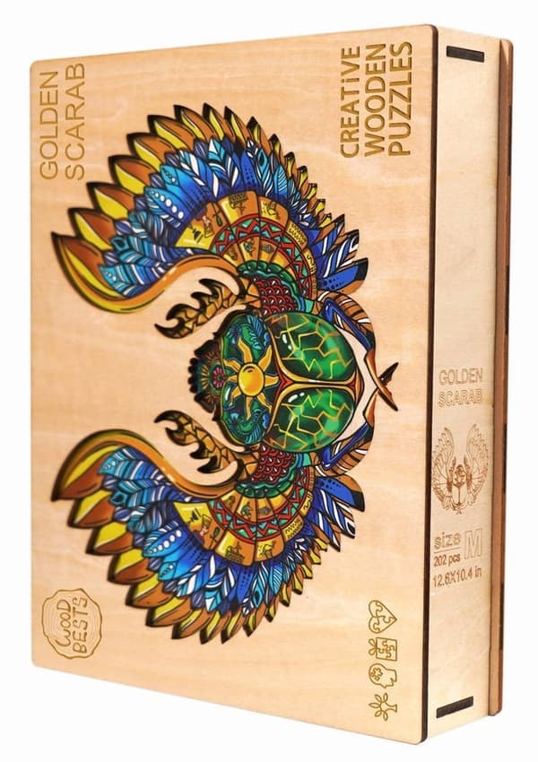 Træpuslespil WONDERFUL SCARAB S