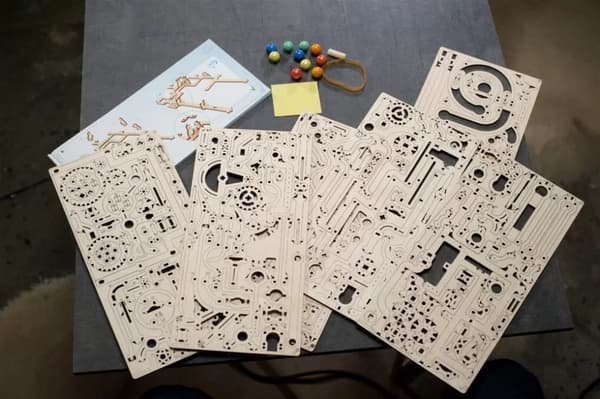 3D Träpussel Horisontell Hiss uGEARS