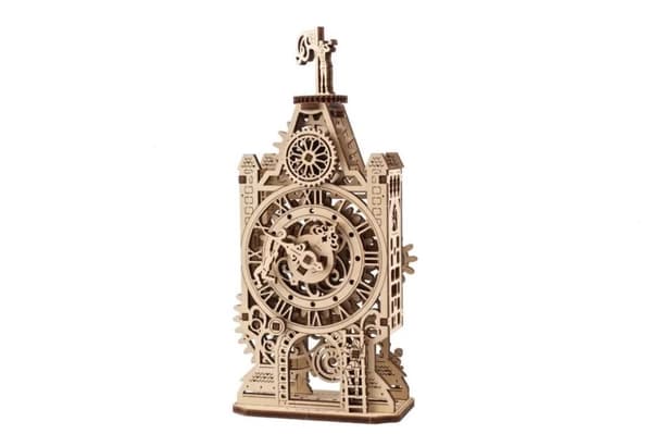 3D Träpussel Gammalt Klocktorn uGEARS
