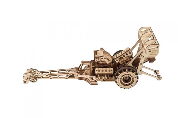 3D Træpuslespil Top Fuel Dragster uGEARS