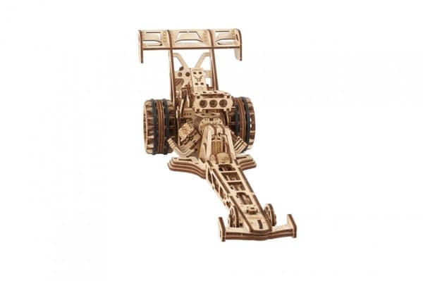3D Træpuslespil Top Fuel Dragster uGEARS