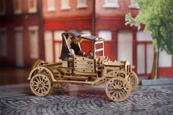 3D Træpuslespil Retro Bil UGR-T uGEARS