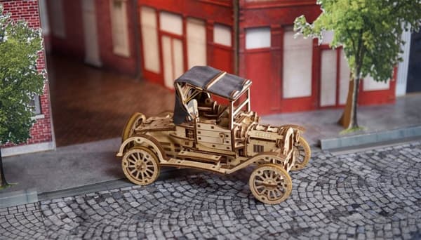 3D Træpuslespil Retro Bil UGR-T uGEARS