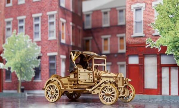 3D Træpuslespil Retro Bil UGR-T uGEARS