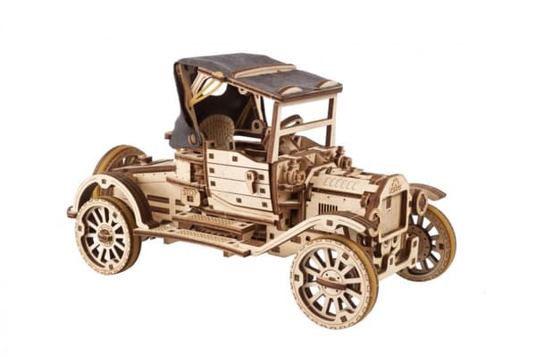 3D Træpuslespil Retro Bil UGR-T uGEARS