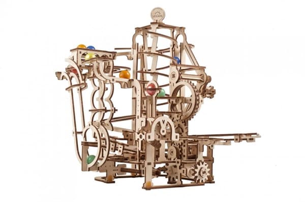 3D-puinen palapeli, marmorirunko, spiraalinostin uGEARS