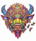 Miniatyrbild 1 av 8: Träpussel Sagolik Bison L