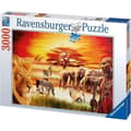 Miniatyrbillede 2 af 2: Puslespil med 3000 brikker: Masaiernes stolthed, for voksne og børn, landskaber og natur, fra 14 år, Ravensburger
