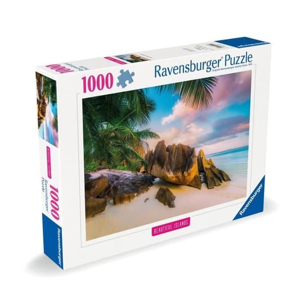 1000-bitars pussel Seychellerna (höjdpunkter), vuxna och barn, åldrar 14+, premiumpussel, 12000154, Ravensburger