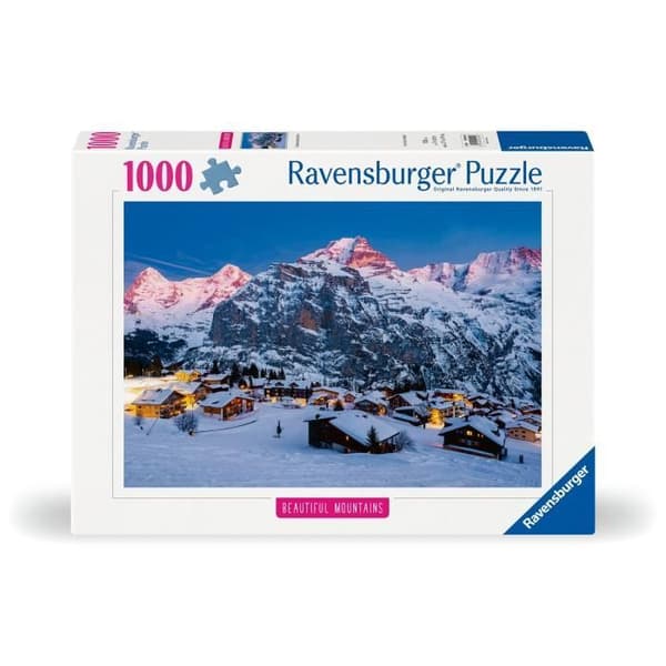 1000-palan palapeli Bernese Oberland, Mürren (Kohokohdat), Aikuiset ja lapset, Ikä 14+, Premium-palapeli, 12000254, R