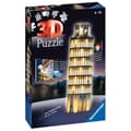 Miniatyrbillede 2 af 5: Det skæve tårn i Pisa 3D-puslespil med lys - Ravensburger - 216 brikker - limfri - med farvede LED'er - Fra 8 år