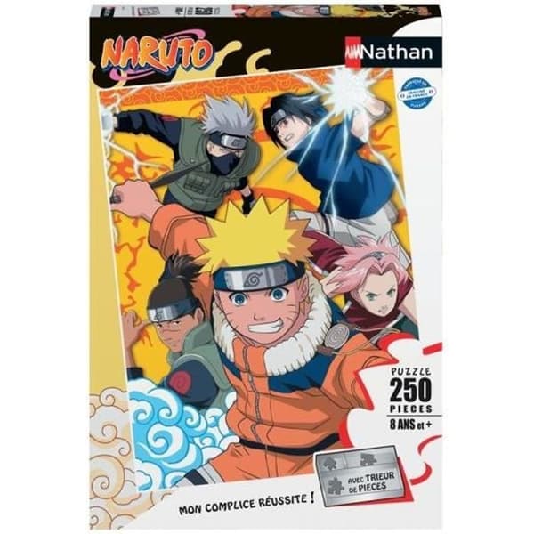 Nathan - 250-brikkers puslespil - Naruto på Ninja Academy