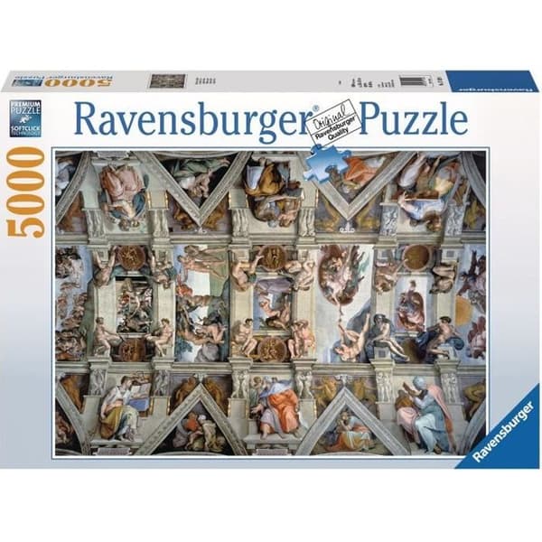 5000 bitars pussel för vuxna - Sixtinska kapellet - Ravensburger - Arkitektur och monument - Flerfärgad