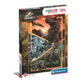 Miniatyrbild 1 av 5: CLEMENTONI Pussel 104 bitar Jurassic World Super Color, Ålder 6