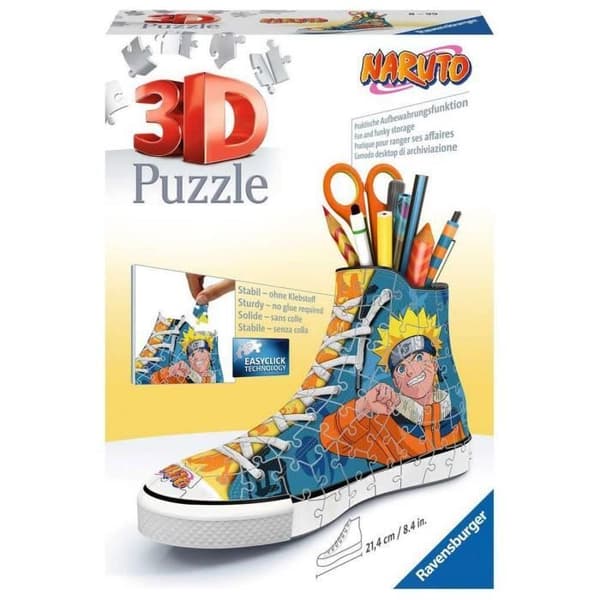 3D-pussel - Ravensburger - Naruto Sneaker - 108 bitar - Blå