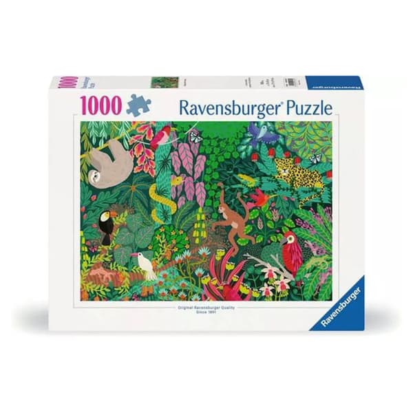 1000 brikkers puslespil - RAVENSBURGER - Magisk regnskov - Landskab og natur - Blandet - Indendørs
