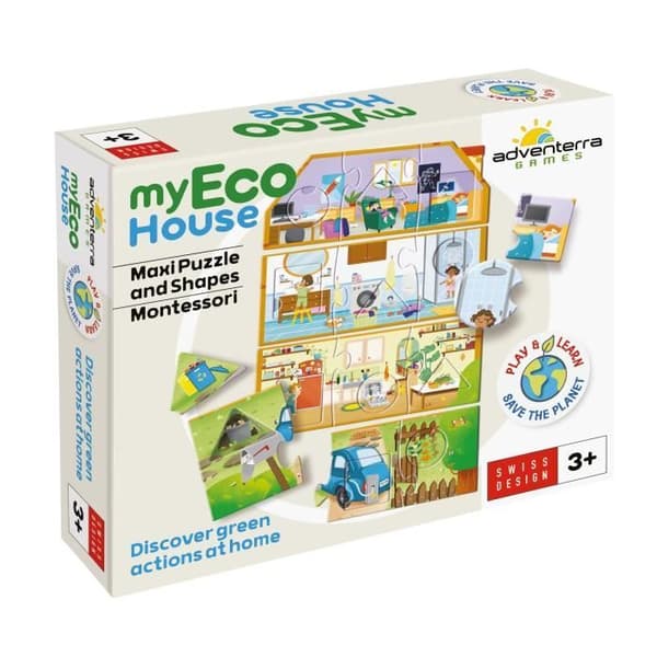 Opetuspelit - GEOMAG - Ekotaloni - Montessori-menetelmä - Talonrakentaminen - Ympäristötietoisuus
