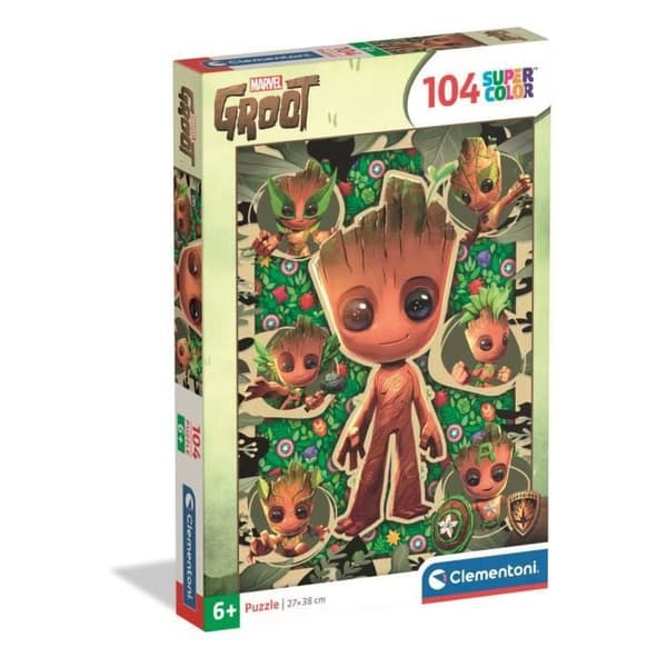 CLEMENTONI - 104 stycken - Marvel, Groot
