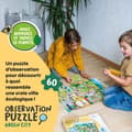 Miniatyrbillede 2 af 5: Uddannelsesspil - GEOMAG - Observationspuslespil Grøn By - Økologisk puslespil - Opdagelse af bæredygtige byer - Plakat inkluderet