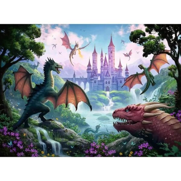 Børnepuslespil 300 sider XXL Magisk Drage - Fra 9 år - 13356 - Ravensburger
