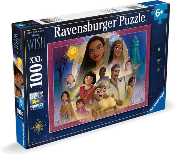 100-palainen XXL-palapeli Toiveiden valtakunta, Disney Wish, 6-vuotiaille ja vanhemmille, 12001048, Ravensburger