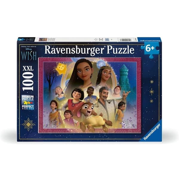 100-palainen XXL-palapeli Toiveiden valtakunta, Disney Wish, 6-vuotiaille ja vanhemmille, 12001048, Ravensburger