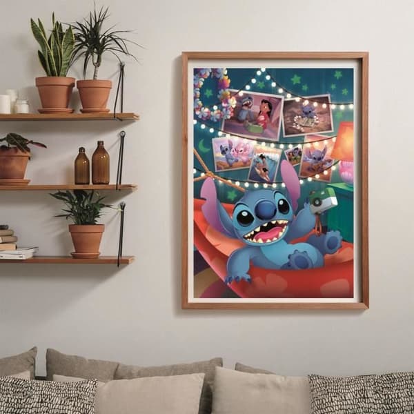 CLEMENTONI - Kompakt 1000 brikker - Stitch
