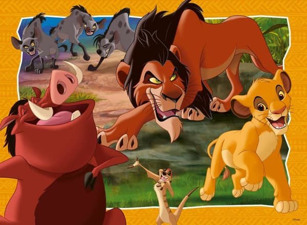 Pussel 200 p XXL Hakuna Matata - Disney Lejonkungen - Från 8 år Ravensburger