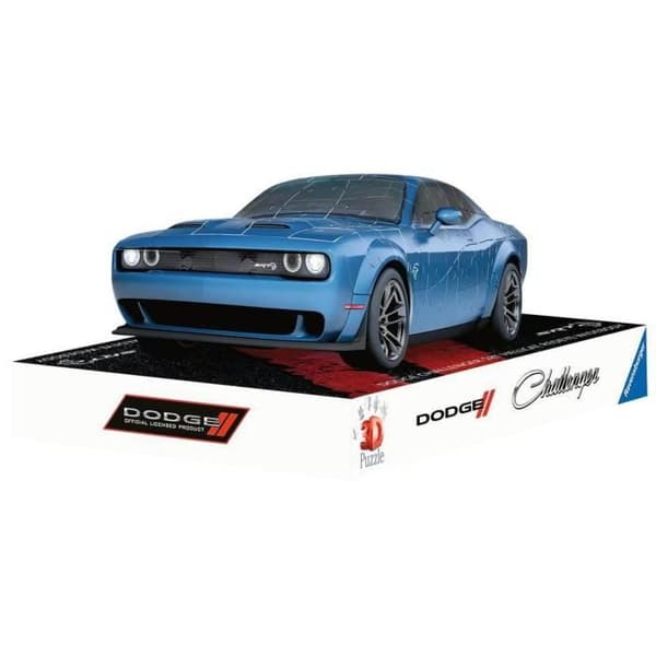 3D-fordonspussel - Dodge Challenger SRT Hellcat Redeye Widebody - 108 numrerade bitar - Ravensburger