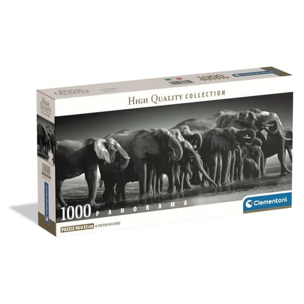 CLEMENTONI - Kompakti 1000-palan panoraama - jättiläisten lauma