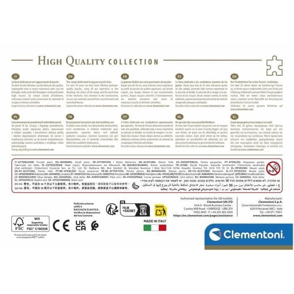 CLEMENTONI - Kompakt 500 bitar - Kväll i Kyoto