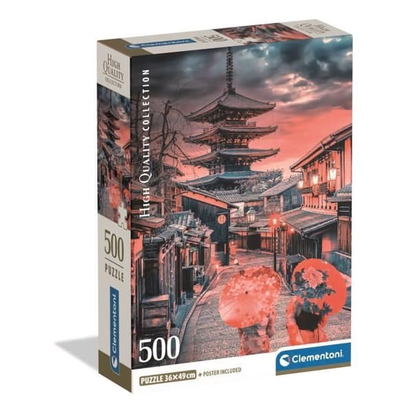 CLEMENTONI - Kompakt 500 bitar - Kväll i Kyoto