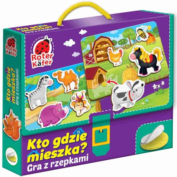 Kardborrebandsleken - Vem bor var?, Roter Kafer