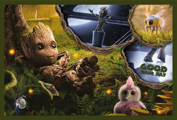 TREFL-PUSSEL FÖR BARN I AM GROOT MARVEL 2 x 200 bitar