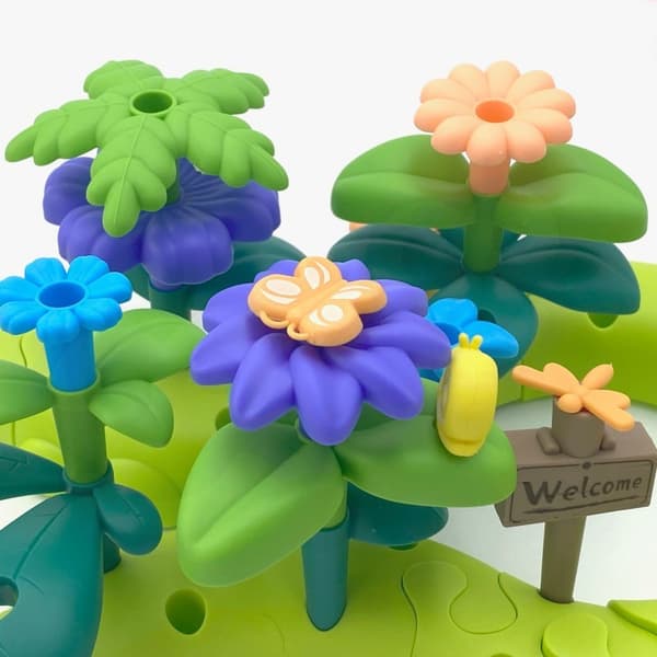 Magic Garden Montessori -rakennuspalikat XXL 93 kpl. Lumarko!