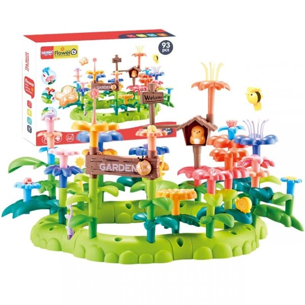Magic Garden Montessori -rakennuspalikat XXL 93 kpl. Lumarko!