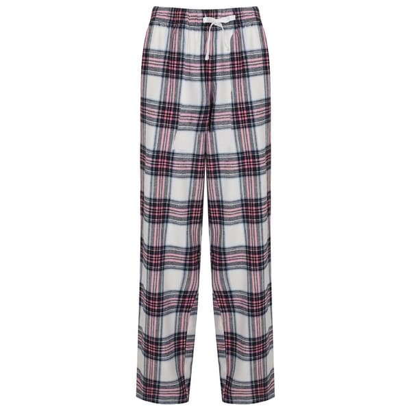 SF Womens/Ladies Tartan Lounge Pants