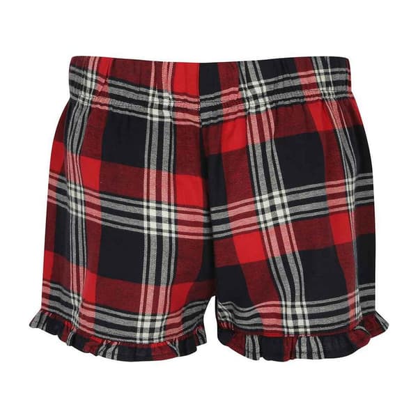 SF Kvinnor/Damer Tartan Shorts med volanger