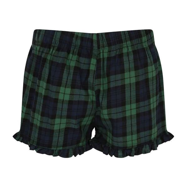 SF Kvinnor/Damer Tartan Shorts med volanger