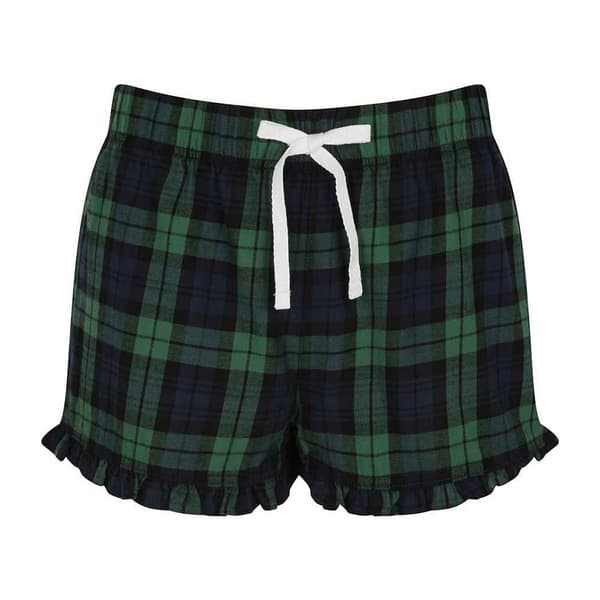 SF Kvinnor/Damer Tartan Shorts med volanger