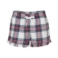 Miniatyrbillede 1 af 4: SF Shorts med flæser i skotsk skotskternet tartan for kvinder/damer