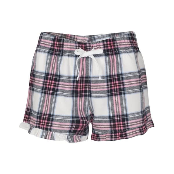 SF Shorts med flæser i skotsk skotskternet tartan for kvinder/damer