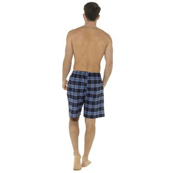Foxbury Rutiga loungeshorts för män (2 st.)